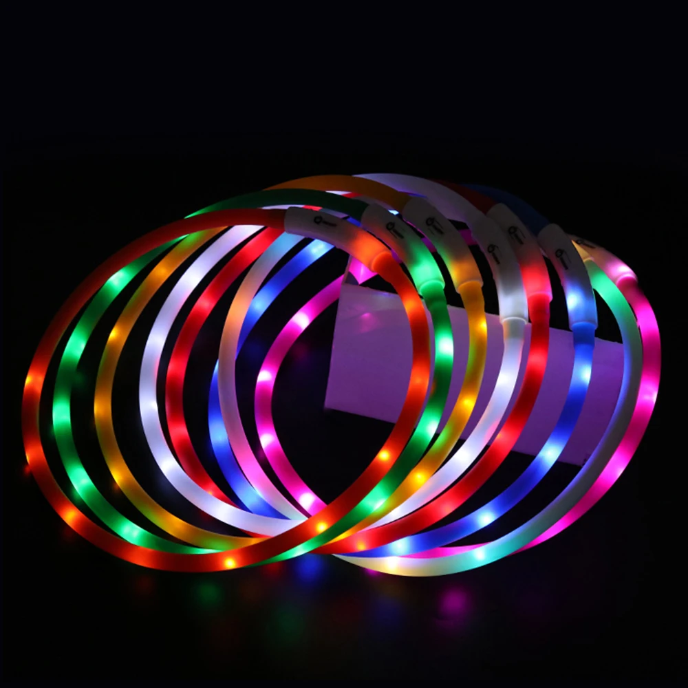 

Manufacturer Wholesale LED Pet Collar USB Rechargeable Flashing Dog Collar