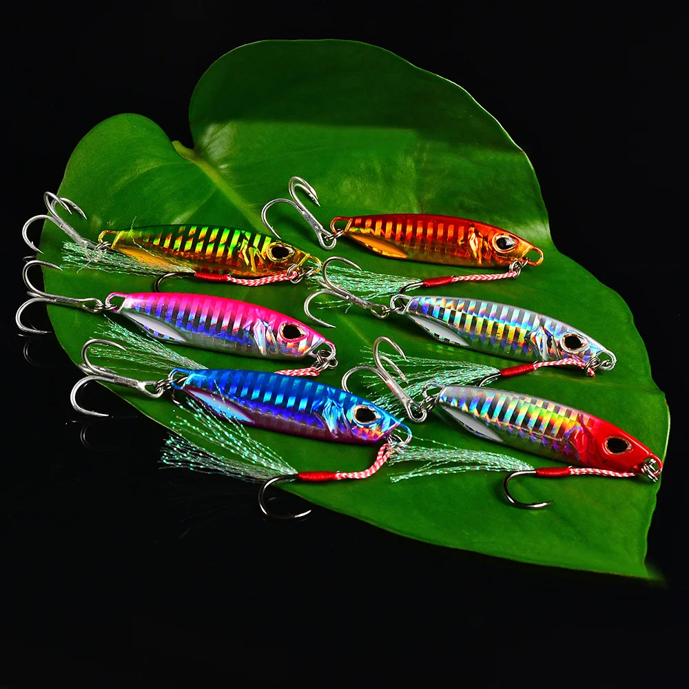 Horizon Metal Jig 10g 15g 20g 30g 40g 50g Fishing Lure Hard Bait ...