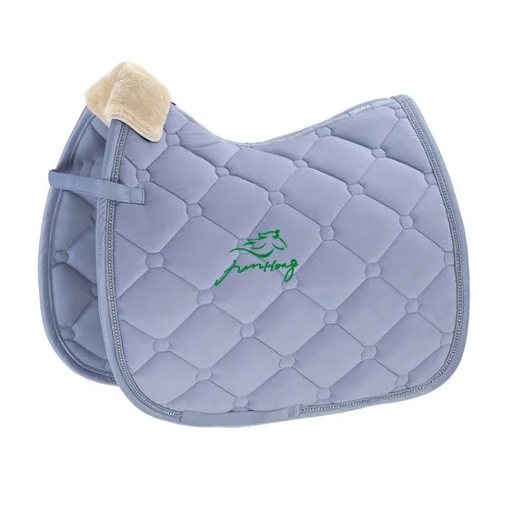 

2021 new arrival Fashion Saddle Pad Horse Riding Products Custom Equine Equipment, Light blue and customized