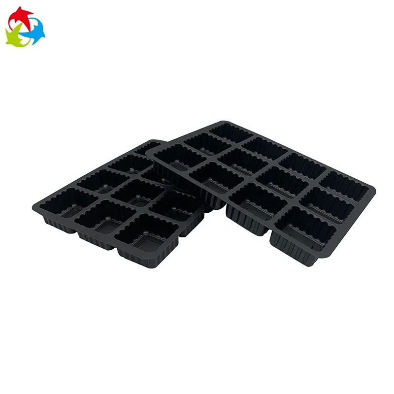 Custom Black Pet Plastic Candy Chocolate Blister Packaging Insert Tray Buy Chocolate Insert