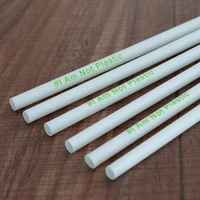 

pla corn starch Compostable 100% biodegradable drinking straw