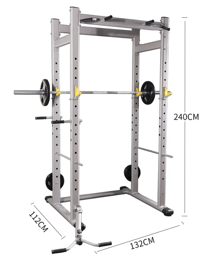 

Hot Selling Home Squat Rack Fitness Adjustable Squat Rack Barbell Rack Gym Training Equipment, As picture