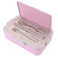 

Biodegradable bento lunch box wheat straw eco friendly food crisper