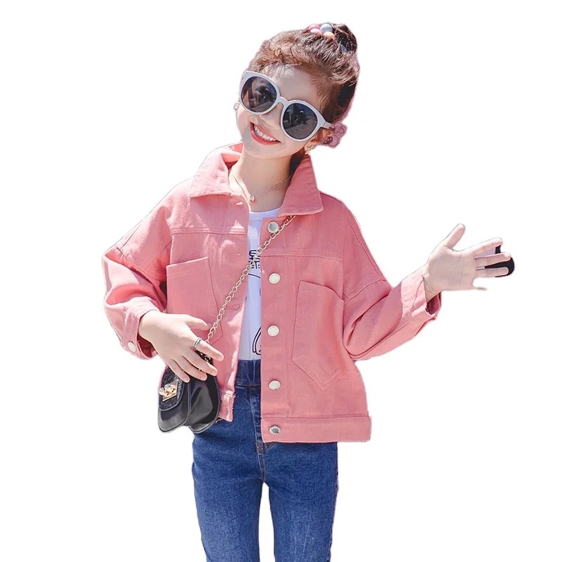 

Girls denim jacket 2020 new spring and autumn children's clothing Korean version of the big children's jacket