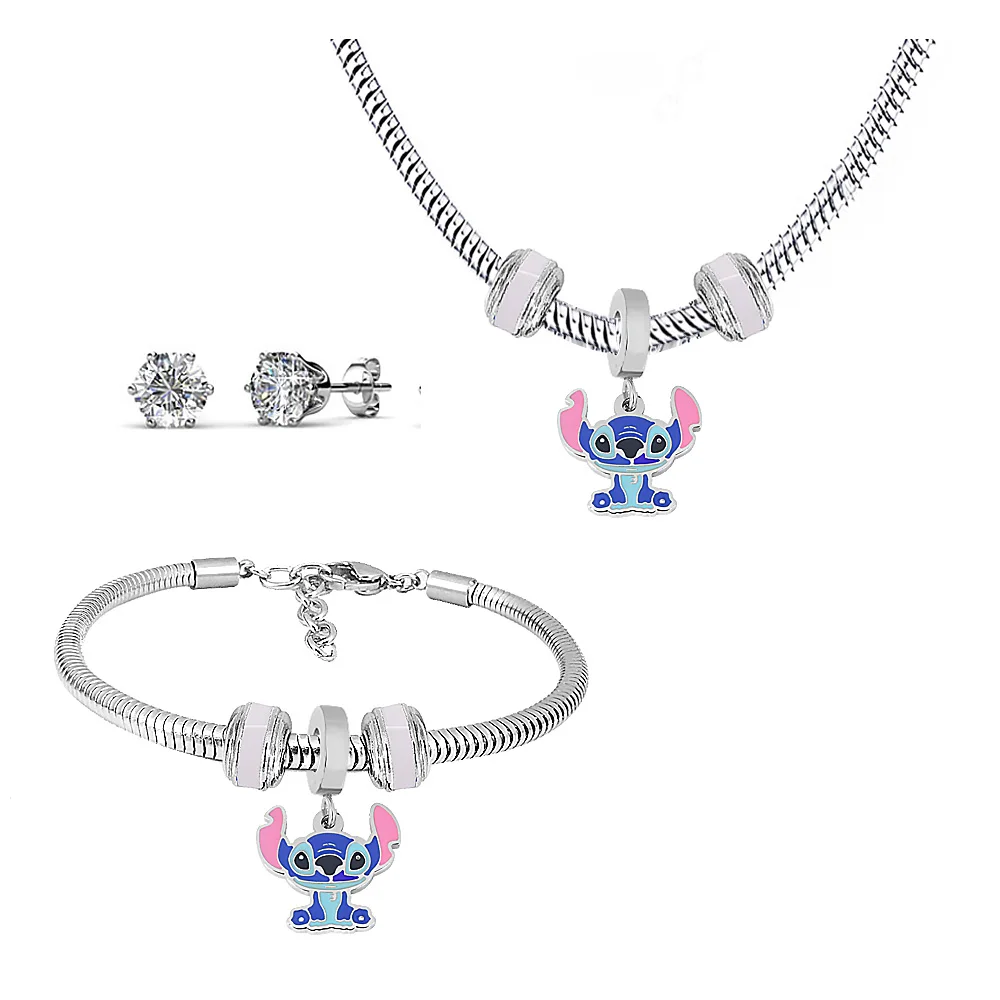

China Wholesale Luxury Brand Jewelry Womens 316 Stainless Steel Jewelry Set