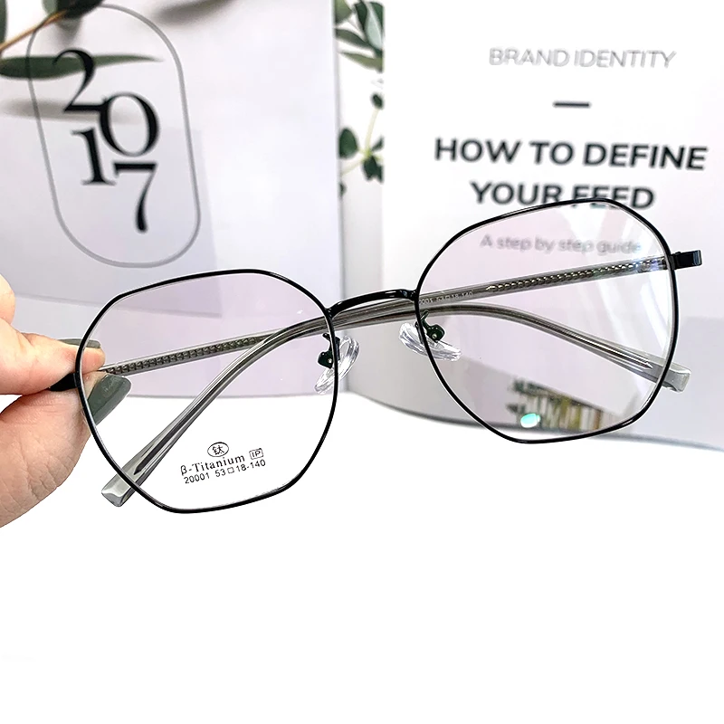 

Wholesale Titanium Optical Frames Metal Eyewear Optical Glasses Men