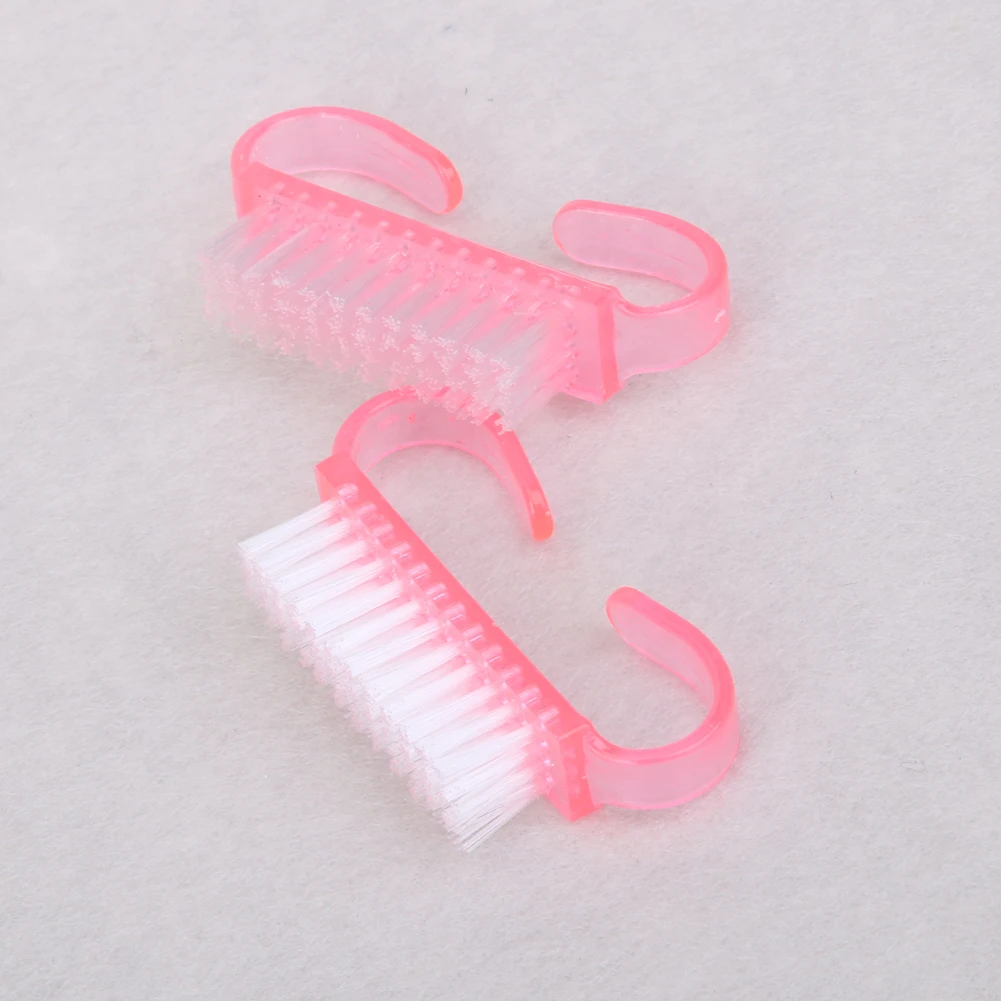 

Nail Dust Nails Cleaning Brush Durable Plastic Nail Art Dust Cleaning Tool Brush For Hand Beauty, Pink