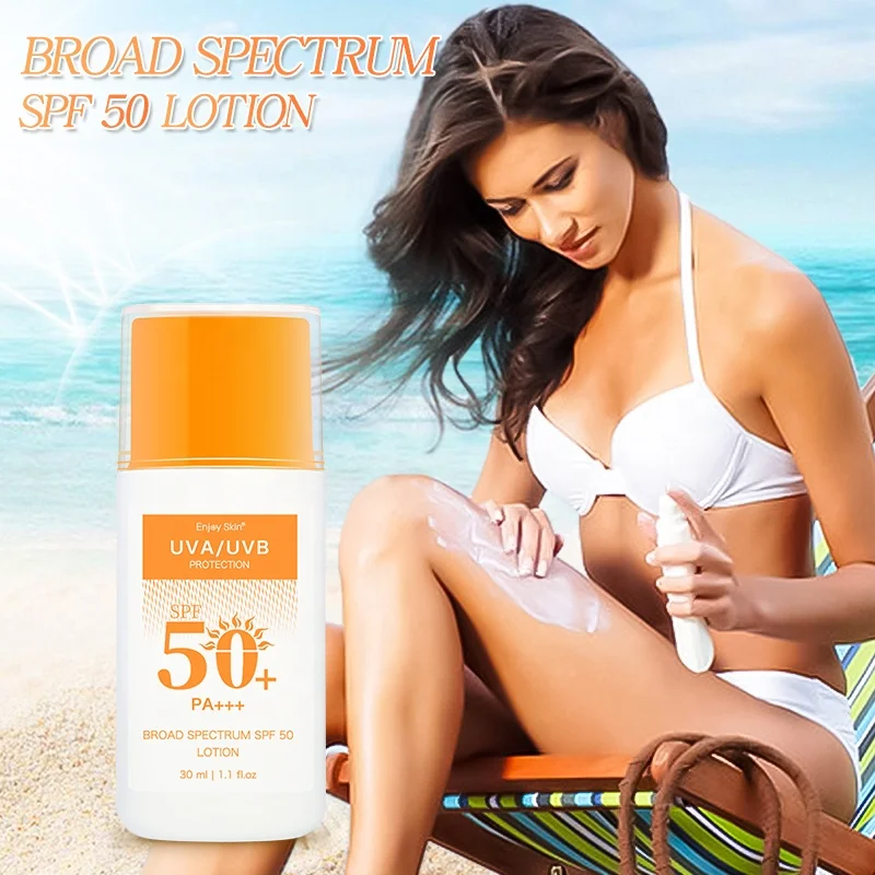 

Korean Private Label Organic Sun Screen Cream Waterproof Mineral Sunscreen Lotion Spf 50