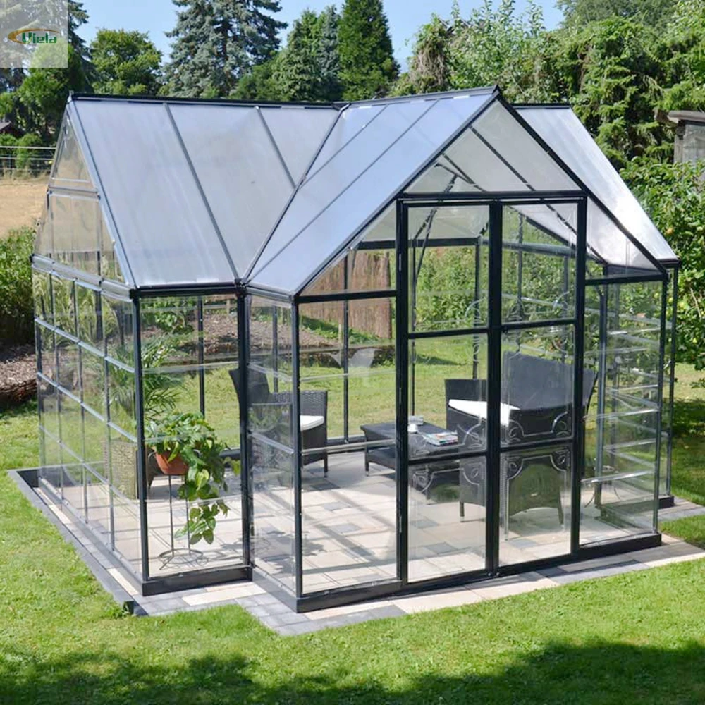 盛强定制环保商用单跨玻璃花园温室