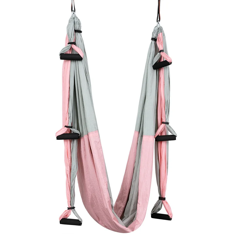 

Aerial Hammock Set Antigravity Swing Ultra Strong for Air Yoga Inversion Hanging Exercises with 2 Extensions Straps