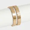 2019 fall winter arrivals jewelry Elastic single gold color tile tilu Tila Bead Bracelet For Women