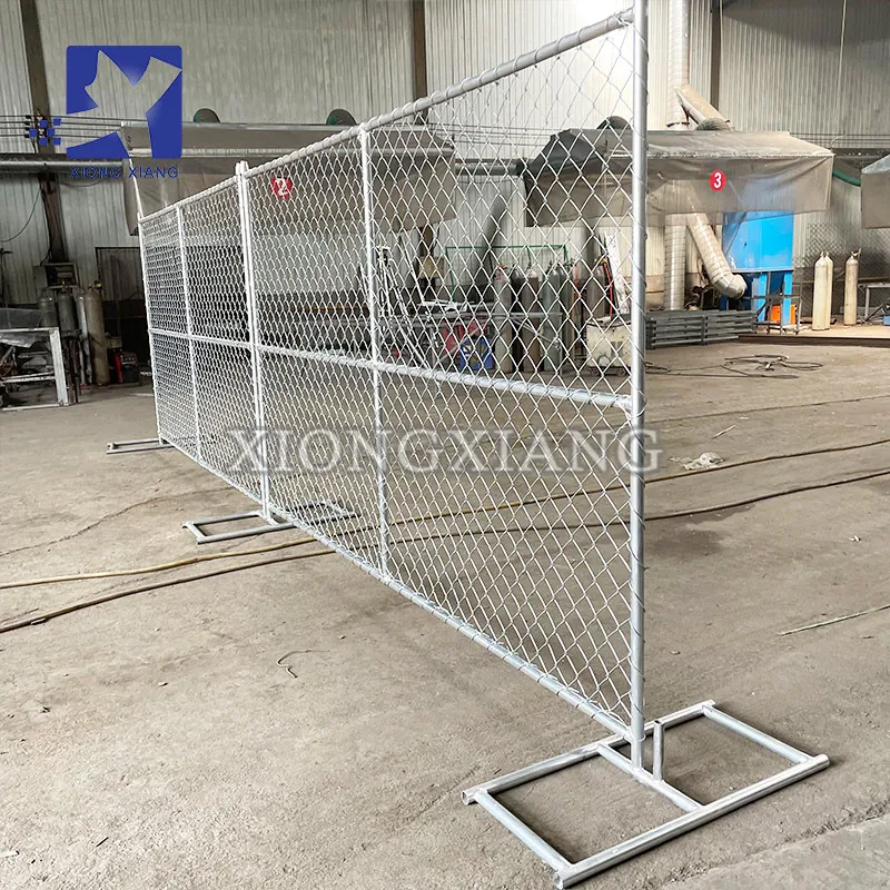 

American used 6x12ft construction removable temporary chain link fence panel stand