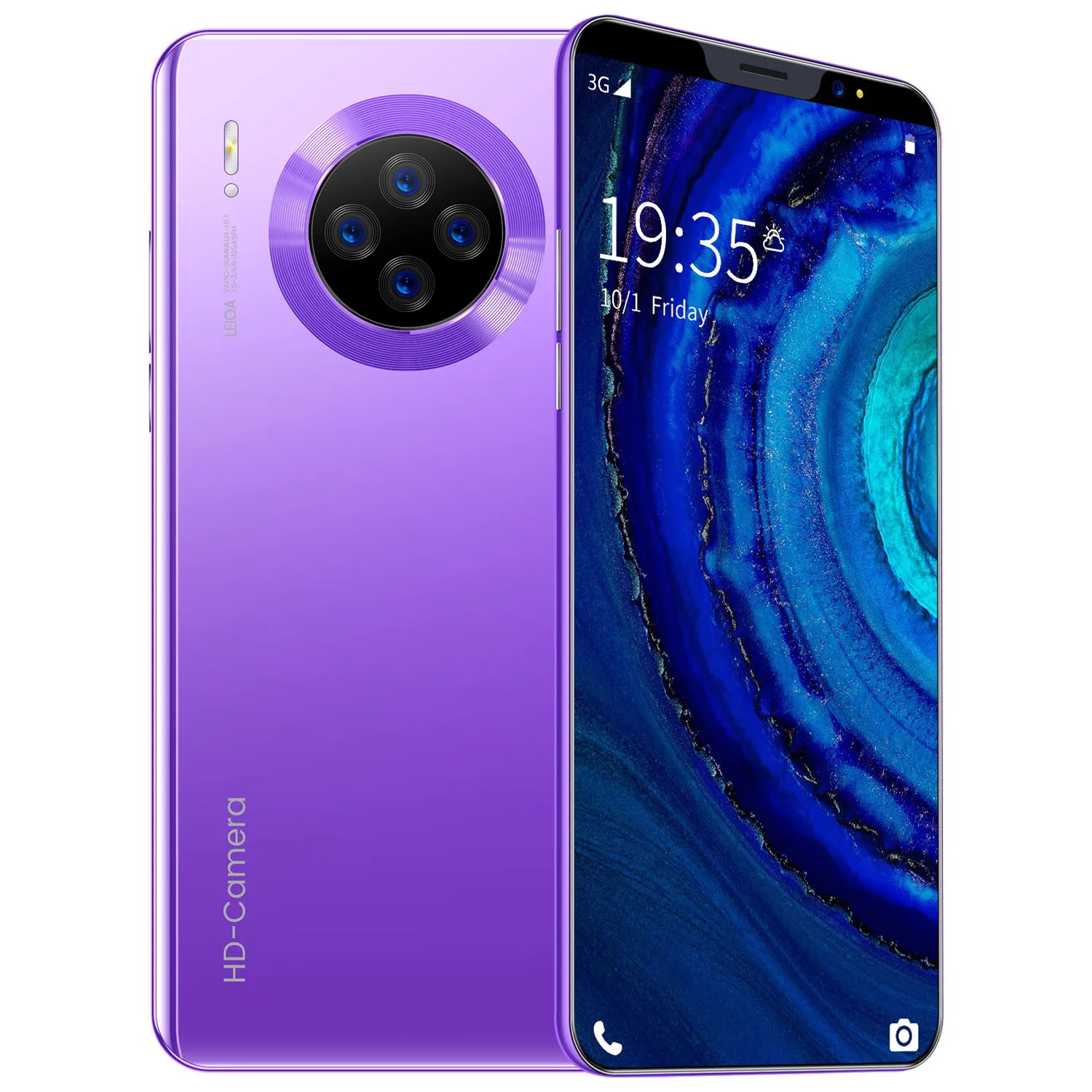 

mate36 pro 5.8-inch mobile phone MTK6763 8-Core 8.0+16.0MP cellphone Android9.1 thin7.1mm 3800mAh face ID phone