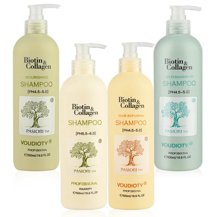 

Private Label Natural Biotin collagen anti-dandruff Moisturizing Shampoo And Conditioner
