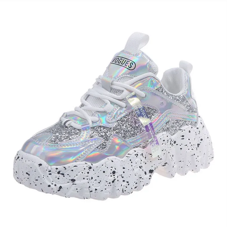 

Zapatos Deportivos de Mujer de Marca Wholesale, Sport Running White Sneakers for Women and Ladies Ausgefallene Schuhe Damen*, White/black/pink