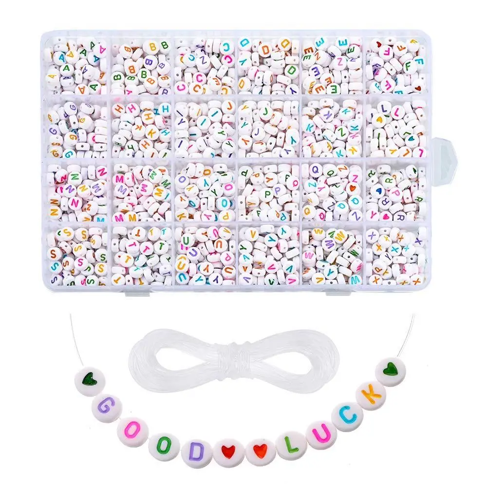 

2020 new 4*7mm 1200pcs jewelry diy material custom acrylic beads