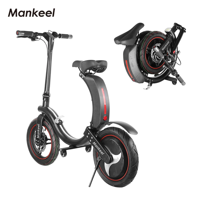 

Eu Warehouse Electric Bike Black Fat Tire Mid Drive 25Km/H Max Speed Electric Bike With Seat