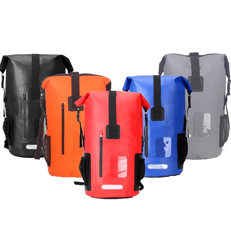 

Climbing Trekking Mountain Bag Waterproof Hiking Floating Backpack, Yellow blue white