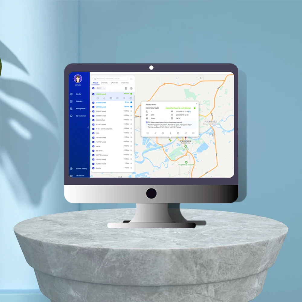

Professional Smart GPS Tracking System WanWayTrack Telematics Monitoring on APP with Annual and Lifetime License