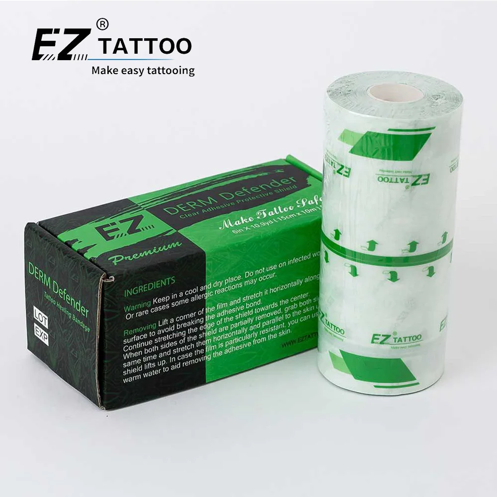 Wholesale EZ 15cm*10m Matte Premium Derm Tattoo Aftercare Film Waterproof Protective Shield for Tattoo Maintenance & Repair