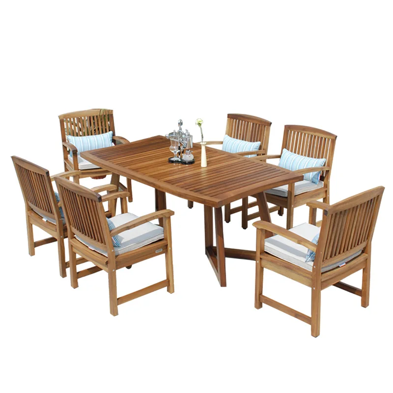 Outdoor Restaurant High-end Luxury Garden Sets Tables And Chairs 8pcs