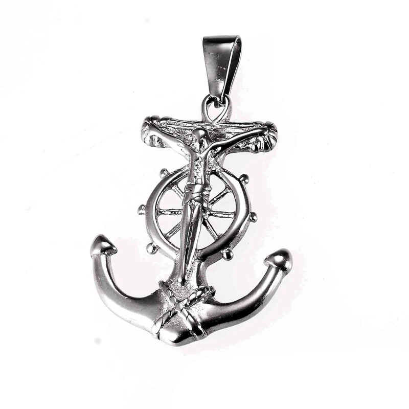 

2020 hot sale religious rosary parts crucifixes custom stainless steel pendants