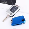 For volkswagen car key shell Golf 7 Lamando Superb Teramont Tiguan L Touran LAVIDA PLUS Car Key Case TPU protect Cover