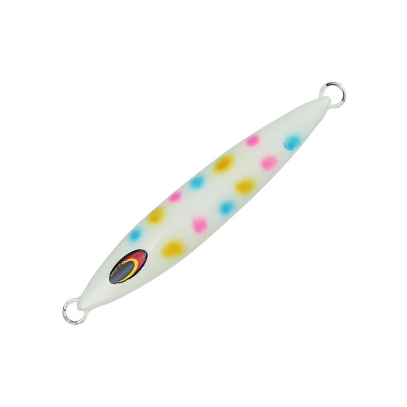 

Seafishing jigging lure fast speed jig long casting metal jig 120g salewater luminous fishing jig bait, Mixed colors