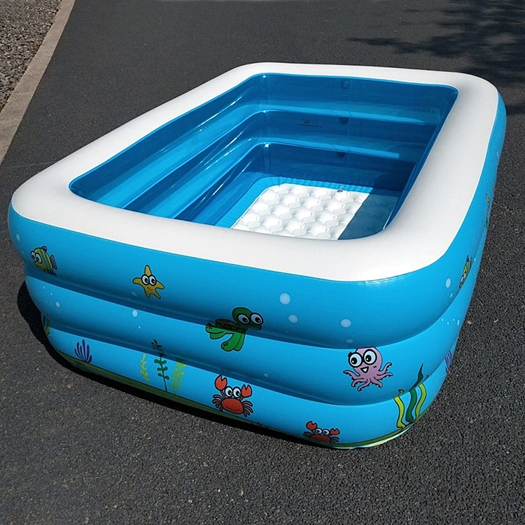 

Household Swimpool Container Accessories Three Layer Pools Kiddie Toys Outdoor Kids Children Inflatable Swimming Pool