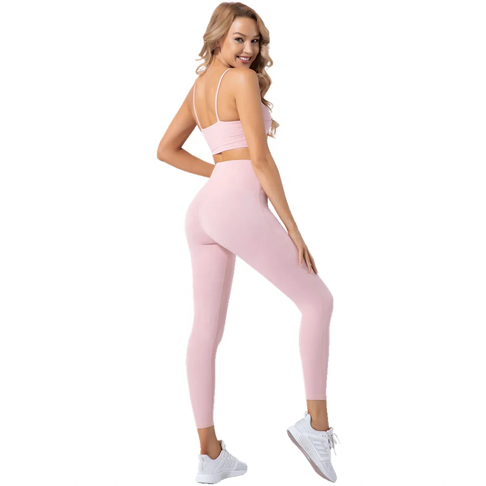 

Melody wear bum lift yoga workout set compression spandex yoga set women fitness yoga low MOQ, 3 colors