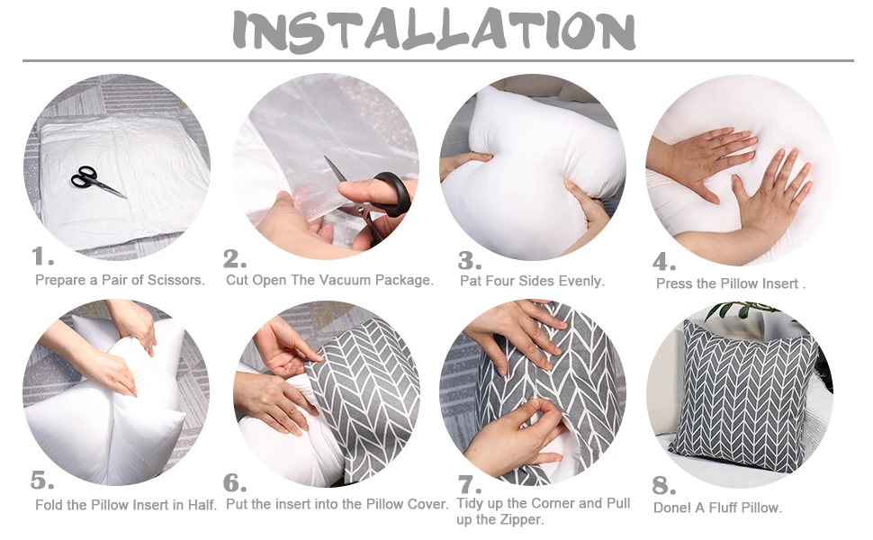 Wholesale Microfiber Filling 50x50 Cushion Insert,Insert Pillow 45x45