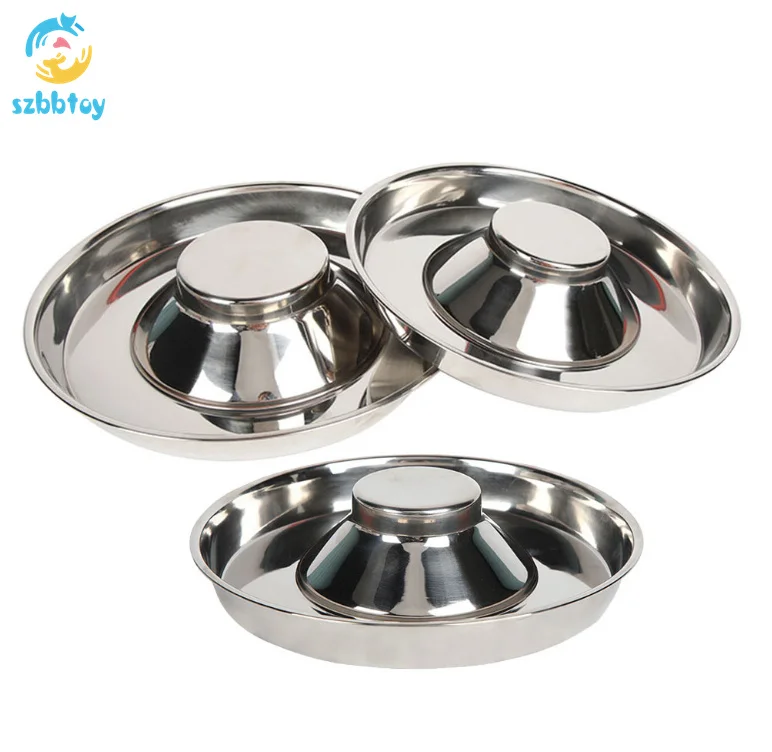 

Pet Supplies Cat And Dog Universal Stainless Steel Pet Slow Food Bowl