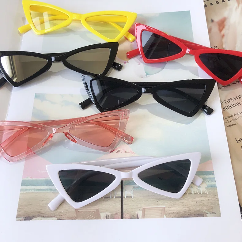 

SKYWAY Fashion Personality Family Sun Glasses Vintage Style Irregular Triangle Cat Eye Parent-Child Sunglasses