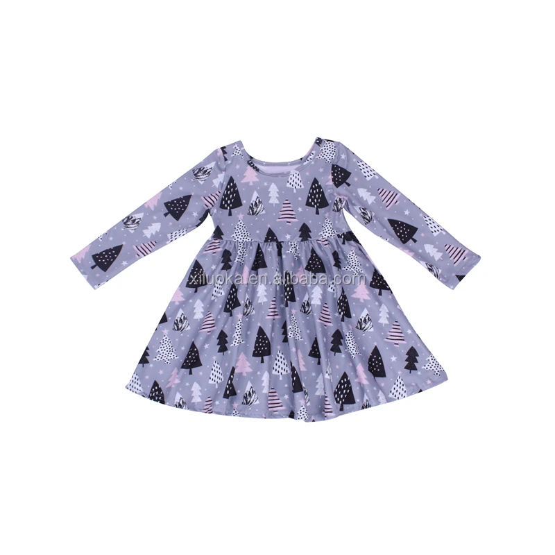 

Newly Design Factory Direct Christmas Tree Dress Children Christmas Dress Girls Christmas Infant Dresses, Picture