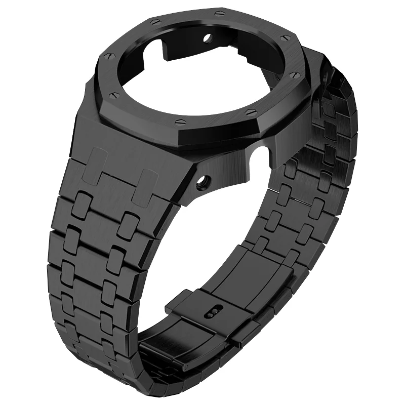 

4th Update Generation Watch Band Case Stainless Steel Watch Case Metal Bezel For G Shock GA2100 mod