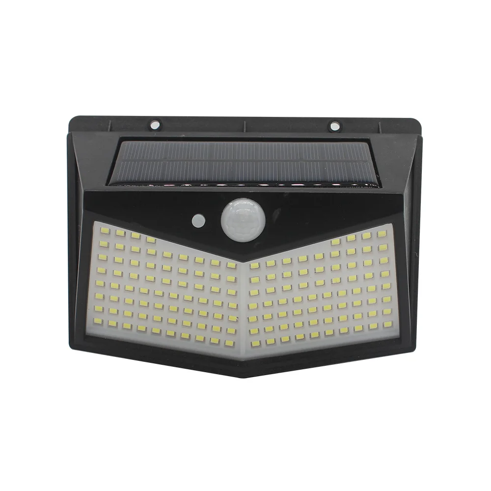 Hot Sale Black Outdoor Waterproof  Emergency Motion Sensor  212Led Solar Powered Garden Light