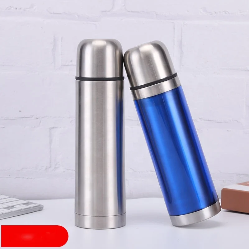 

2021 HOT 17oz double wall stainless steel water bottle sublimation blank vacuum flasks for sport with lid in stock, Customized color acceptable