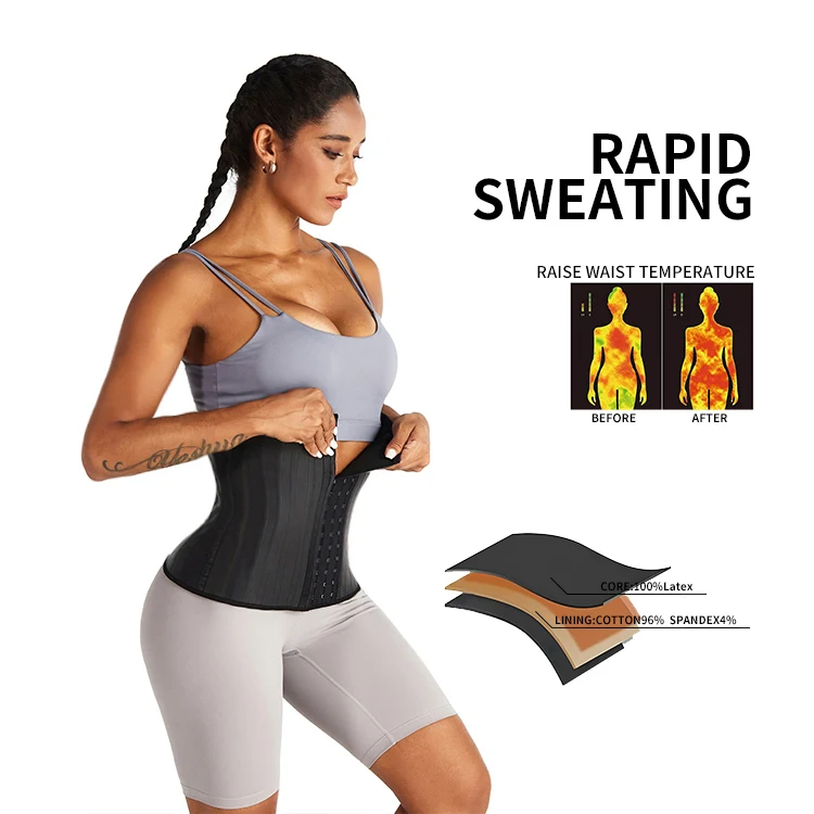 

2022 Popular Breathable Waist Trainer Back Support Tummy Control Waist Trimmer Lose Weight Body Shapers