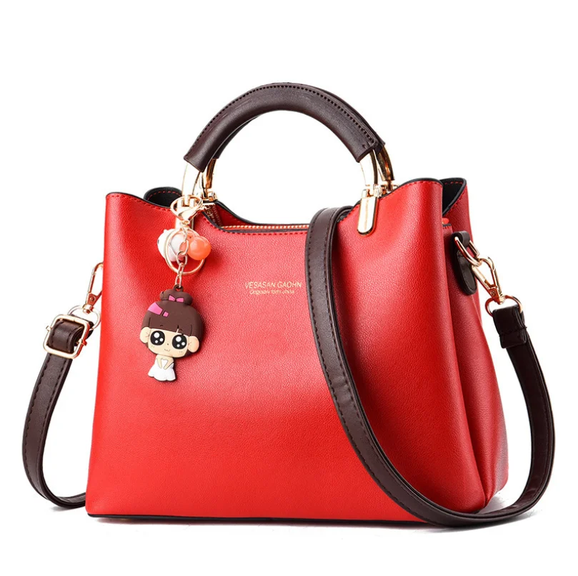 

Ladies Fashion Leather Shoulder Luxury Bags Women Handbags 2021, 7colors