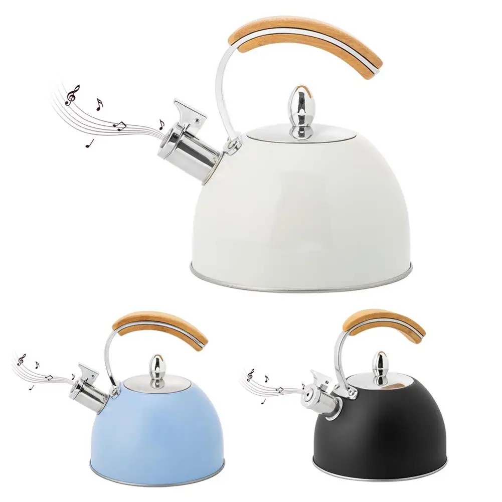 

Whistling Tea Kettle Large Capacity Stainless Steel Teapot With Handle For All Stove Tops Large Capacity Quick Delivery New