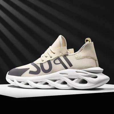 

2022 summer custom design shoes fashion men's wear shoes rubber shock absorption fashion casual sports shoes for men, 3 color can be available as your request