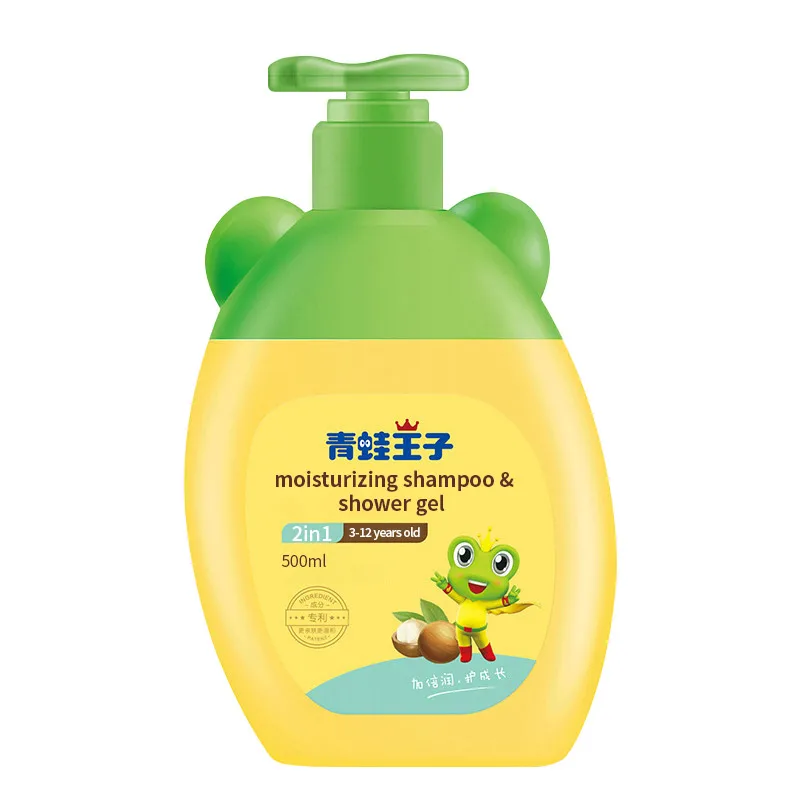 

cute bottle design organic baby shampoo for children no tear shower gel shampoo