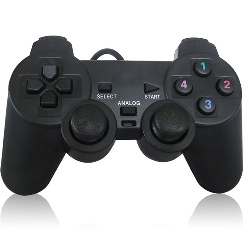 

NEW USB Wired PC Game Controller Gamepad Double Vibration Joystick Game Pad Joypad Control for PC Computer Laptop, Multicolor