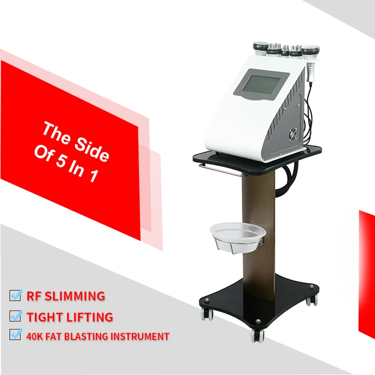 

Professional Portable 5 In 1 Ultrasonic Cavitation Body Shape Slimming Rf Vacuum Cavitation System Slimming Machine