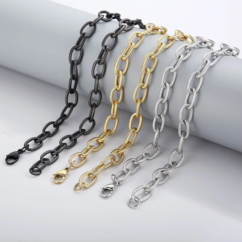 

Kalen Personalised Clavicle Chain Stainless Steel Necklace Women And Men Jewelry