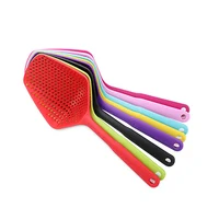 

Black plastic large polypropylene draining slotted spoon bar ice cube shovel nylon strainer scoop colander filter hole