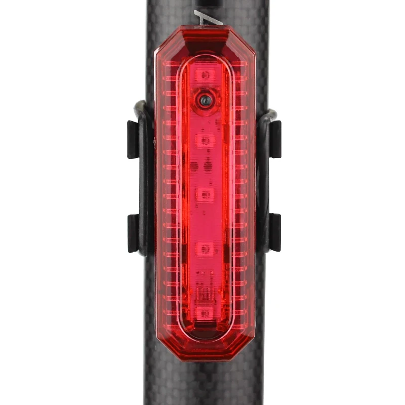 

Cheap Road Bike Usb Rechargeable Bicycle Light Led Tail Light Warning Light Accessories, Red, white, red white, red blue