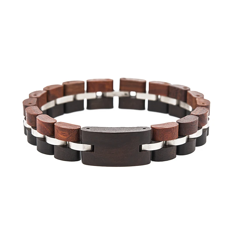 

Cute Bangles Custom Logo Handmade Wooden Bracelets For Couples