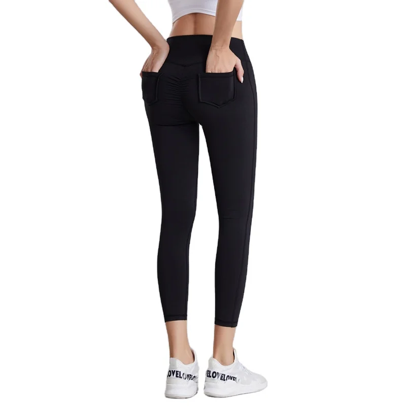 

2021 new design quick dry women sportswear Yoga Wear leggings women butt lifting leggings for sports, Multi color optional