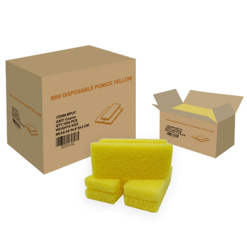 

mini disposable pumice sponges bar professional nail salon 1600pcs loose packing